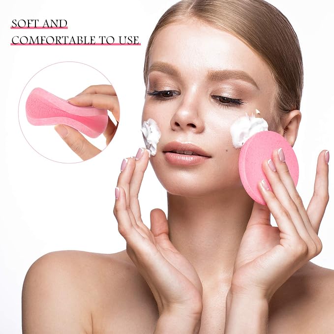 Patelai 120 Pieces Compressed Facial Sponge - Image 3