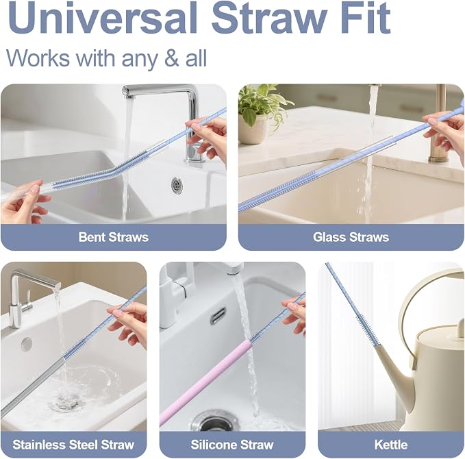 YOTIME Silicone Straw Cleaner Brush - Image 5