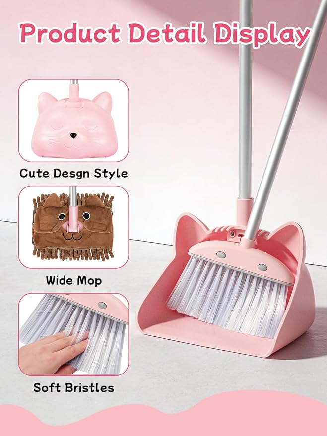 Kids Cleaning Toy 3-Piece Set - Image 7