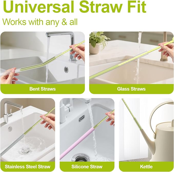 YOTIME Silicone Straw Cleaner Brush - Image 5