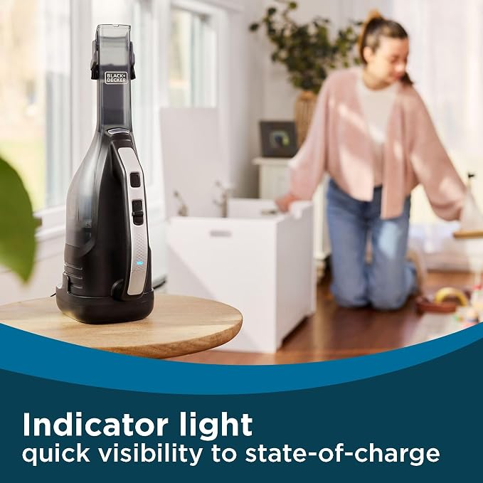 BLACK+DECKER Dustbuster Reveal Handheld Vacuum Cordless, Car Vacuum Portable - Image 11