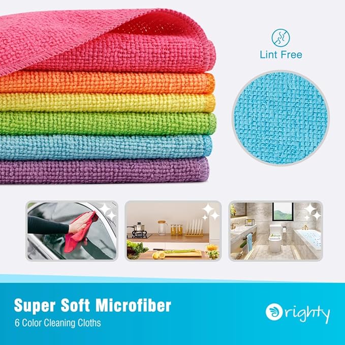 Orighty Microfiber Cleaning Cloth, 150 Pack Microfiber Towels - Image 2