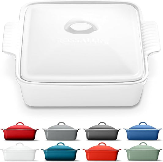 ROSSALLINI Stoneware Casserole Dish Bakeware by RossalliniSignatureStoneware