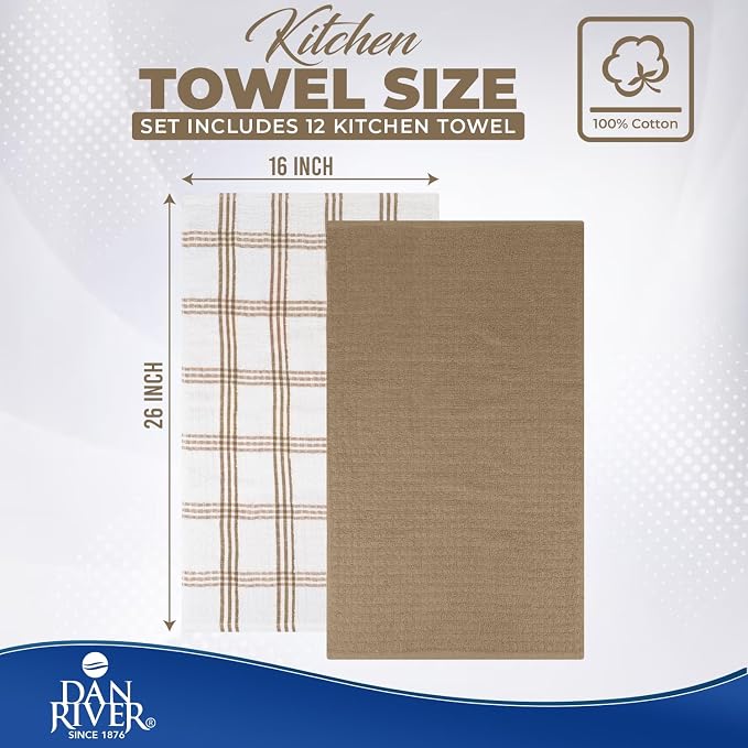 DAN RIVER Premium Kitchen Towels - Image 2
