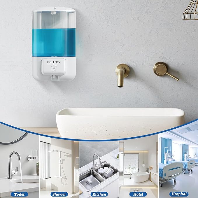 Foaming Hand Soap Dispenser Wall Mounted, Hand Sanitizer Dispenser, Lotion - Image 8
