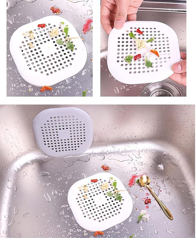 2 Pieces Shower Drain Hair Catcher Bathtub Stopper, Home Protectors - Image 6