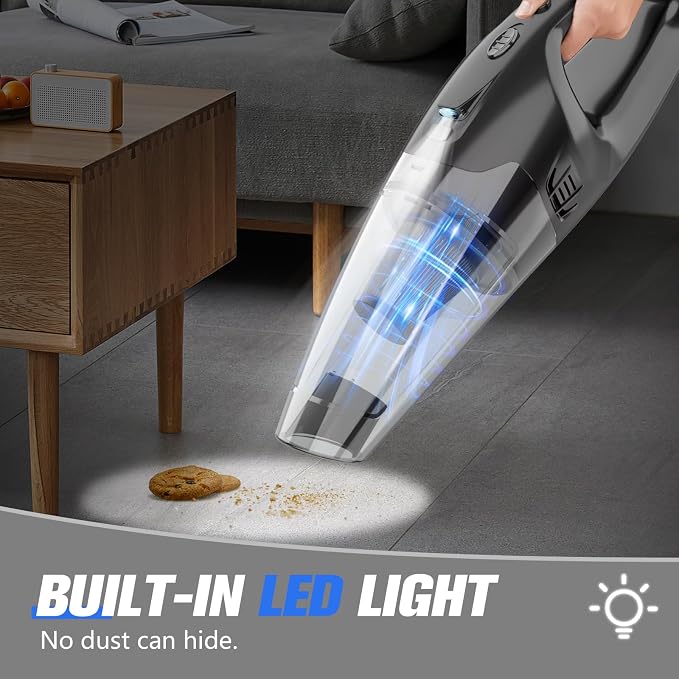 Handheld Vacuum Cordless Rechargeable 3-in-1, Car Vacuum Portable Cordless - Image 4