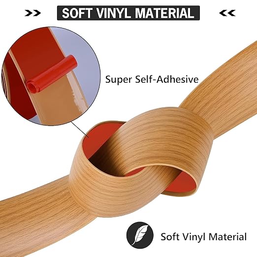 5Ft Floor Transition Strip Self Adhesive Vinyl Cover Floor Strip Flat Divider - Image 3