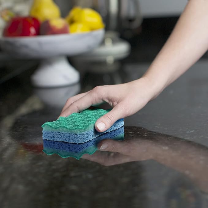O-Cedar Scrunge Non-Scratch Scrub Sponge Multi-Use, All-Purpose, Odor-Resistant - Image 10