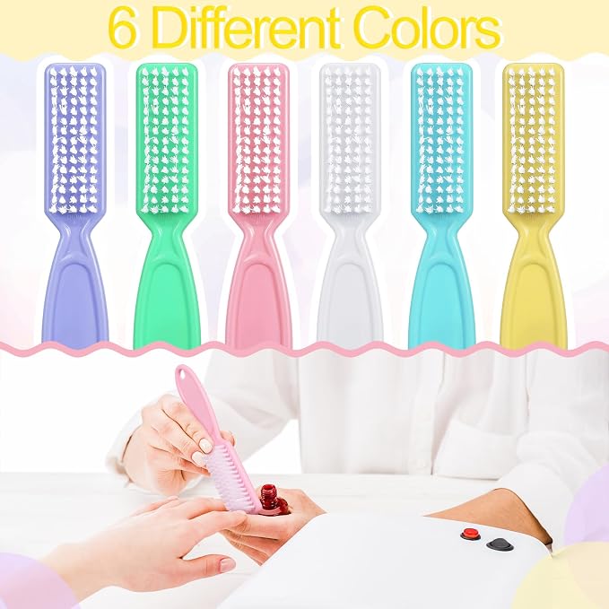 Mifoci 120 Pcs Handle Grip Nail Brush - Image 4