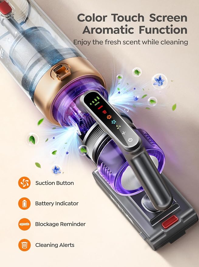 Cordless Vacuum Cleaner, 650W 55KPA 70 Mins Vacuum Cleaners - Image 6