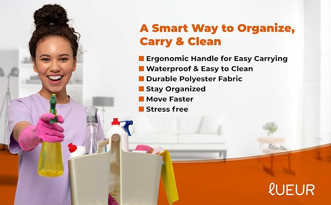 Cleaning Caddy Organizer With Handle – Wearable Bag - Image 2