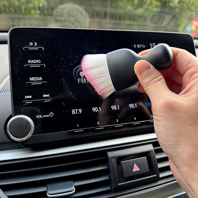 Car Detailing Brush, Soft Bristle Cleaning Brush, Scratch-Free Auto Duster Tool - Image 7