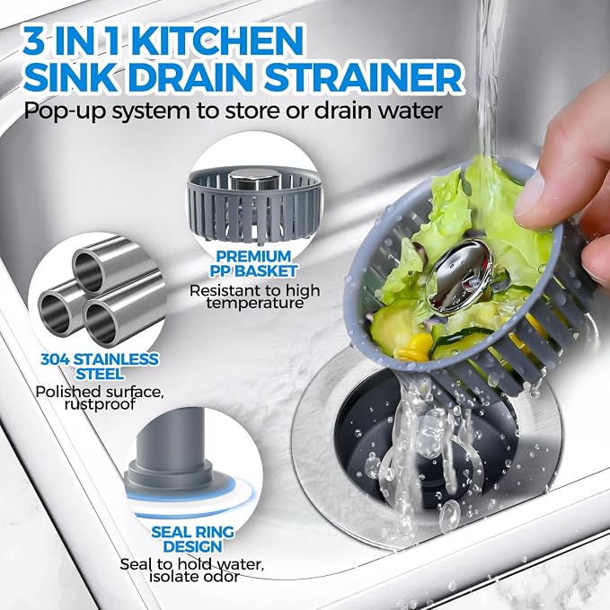Kitchen Sink Drain Strainer - Image 2