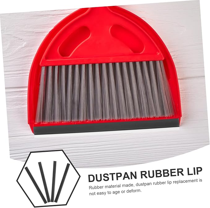 GALPADA 12pcs Dust Pan Edge Strip Replacement Rubber Lip - Image 5