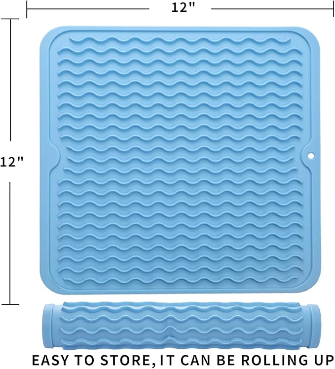Silicone Dish Drying Mat for Multiple Usage, Easy clean, Eco-friendly, - Image 2