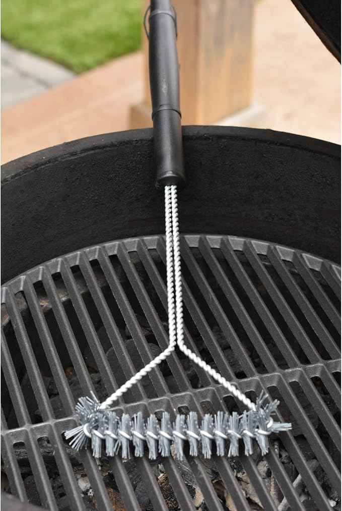 RSVP International Barbeque Grilling Collection Grill Cleaning Tool, Nylon Brush - Image 3