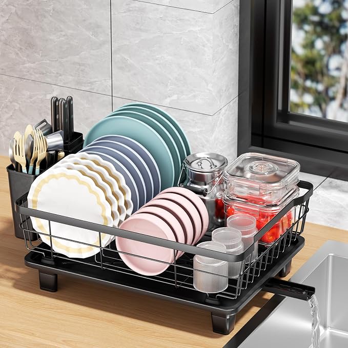 Dish Drying Rack with Drainboard by DMTXCRP