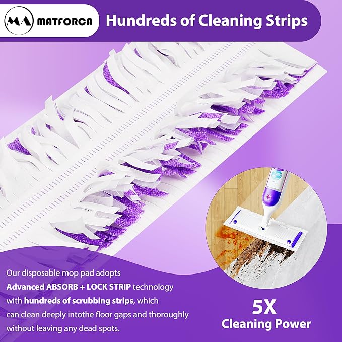 20 Pack Swiffer Power Mop Pads – Disposable Refill Wet Mop Pads - Image 5