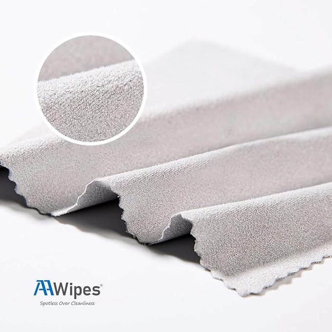 AAwipes Eyeglasses Cleaning Cloth Glasses Cloths Bulk 100 Pack - Image 2