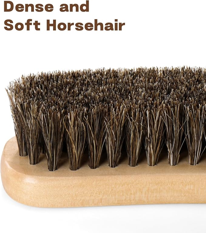 Cowboy Hat Brush, 100% Horsehair Brush - Image 3