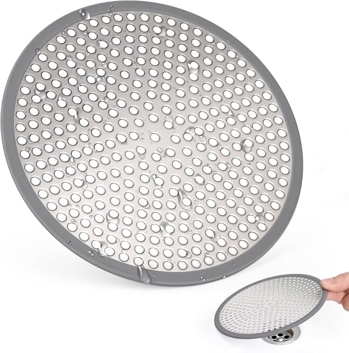 Shower Drain Hair Catcher, 4.72" Shower Drain Cover, All-in-One Universal Sink by Unknown