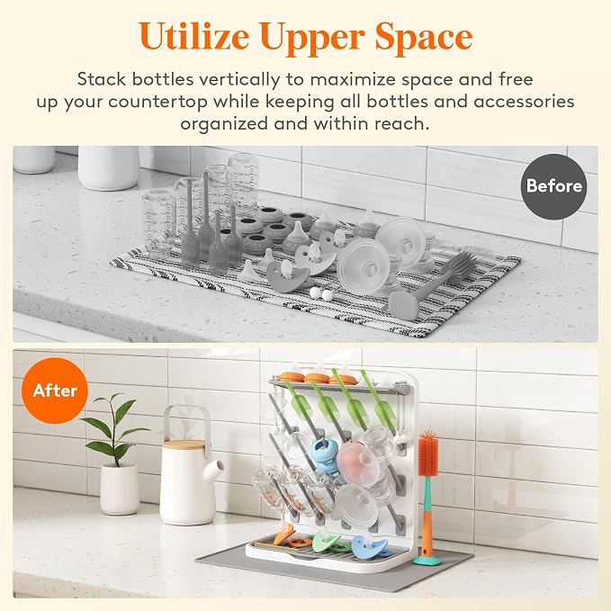 Lifewit Large Baby Bottle Drying Rack - Image 8