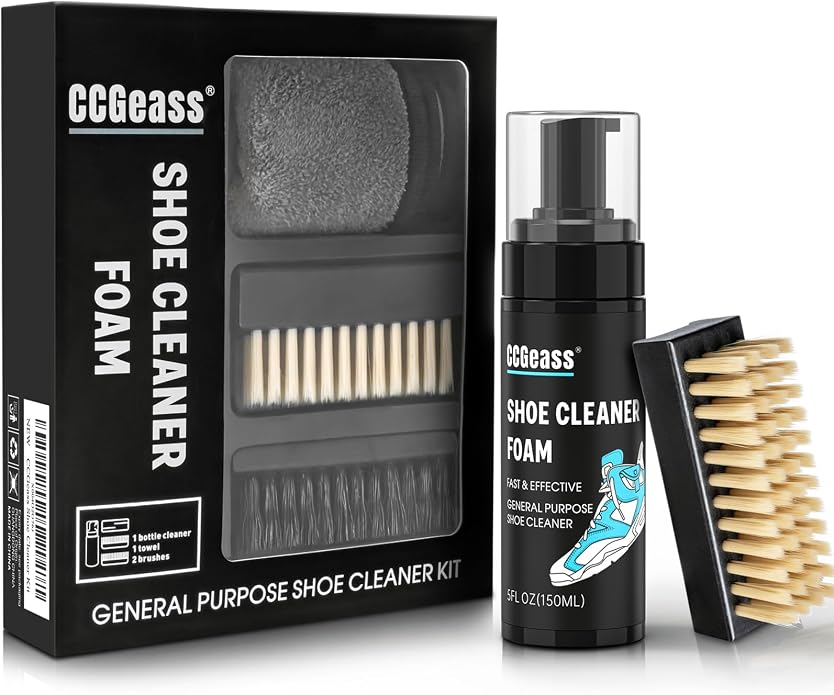 Shoe Cleaner Kit Sneaker Cleaner, Deep Clean yet Gentle Pro Concentrated Foam by CCGeass