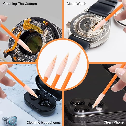 Wellgler's Foam tip Cleaning swabs，Cleaning kit - Image 5