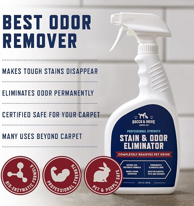 Rocco & Roxie Supply Co. Stain & Strong Odor Eliminator, Enzyme Cleaner - Image 4