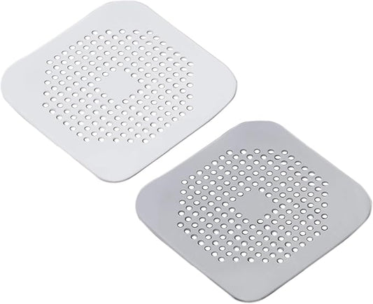 Drain Hair Catcher Square Silicone Trap Shower Drain Cover by HSP-HSWITI