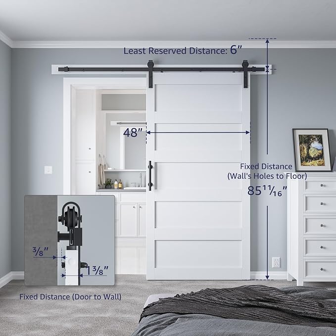 48in x 84in Sliding Barn Door - Image 2