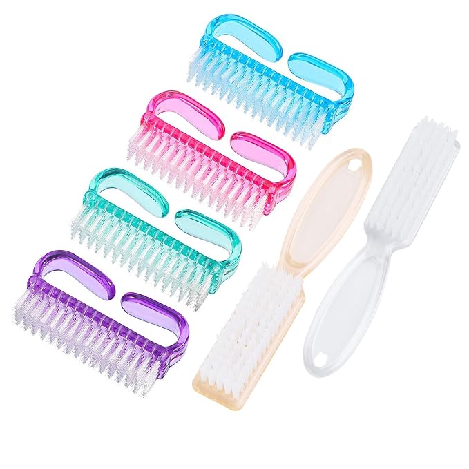 Handle Grip Nail Brush, Hand Fingernail Scrub Cleaning Brushes by MODENGKONGJIAN