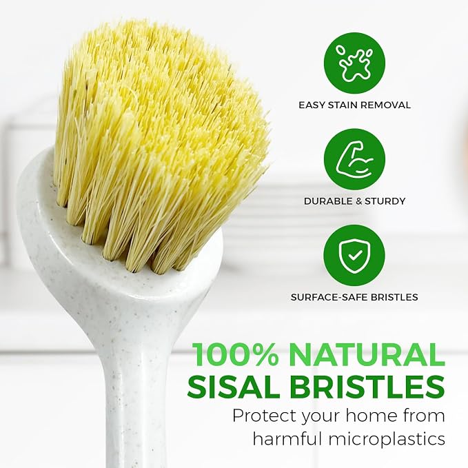 Bamboo Dish Brush Set of 2 - Image 6