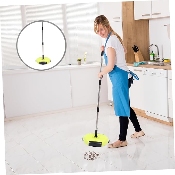 3 1 Hand Push Cleaning Tools for Home Floor Rugs Lazy Dustpan Trash Bin Vacuum - Image 7