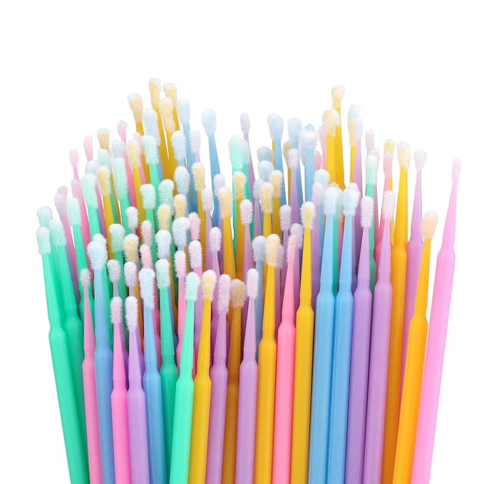 G2PLUS 500PCS Micro Cotton Swabs, Disposable Micro Applicators Brush - Image 4
