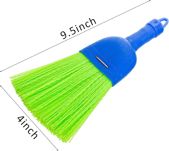 SOUJOY 4 Pack Hand Broom, Poly Fiber Small Whisk Broom - Image 2