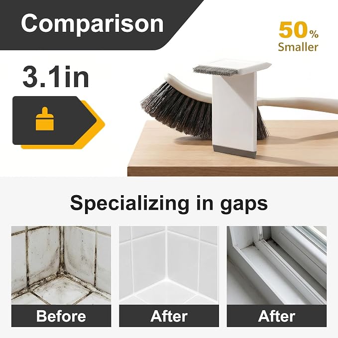 Li&Zhao Sink Squeegee 2-in-1 Scrub Brush, Effective Sink Scraper - Image 5