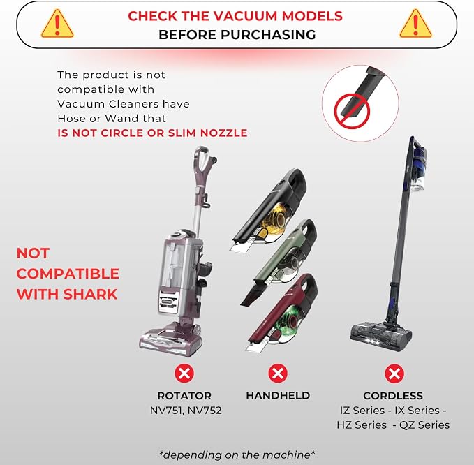 Round Horse Hair Vacuum Brush Attachment - Image 8