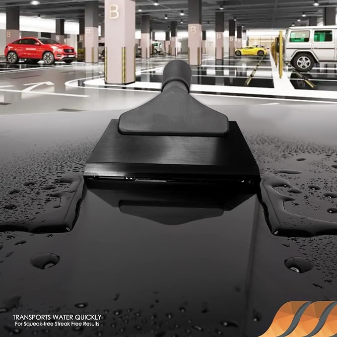 EHDIS Small Squeegee 5 inch Rubber Window Tint Windshield Scraper - Image 2