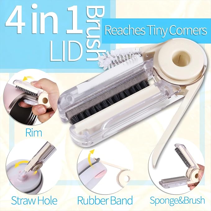 8Pcs Water Bottle Cleaner Brush Compatible - Image 5