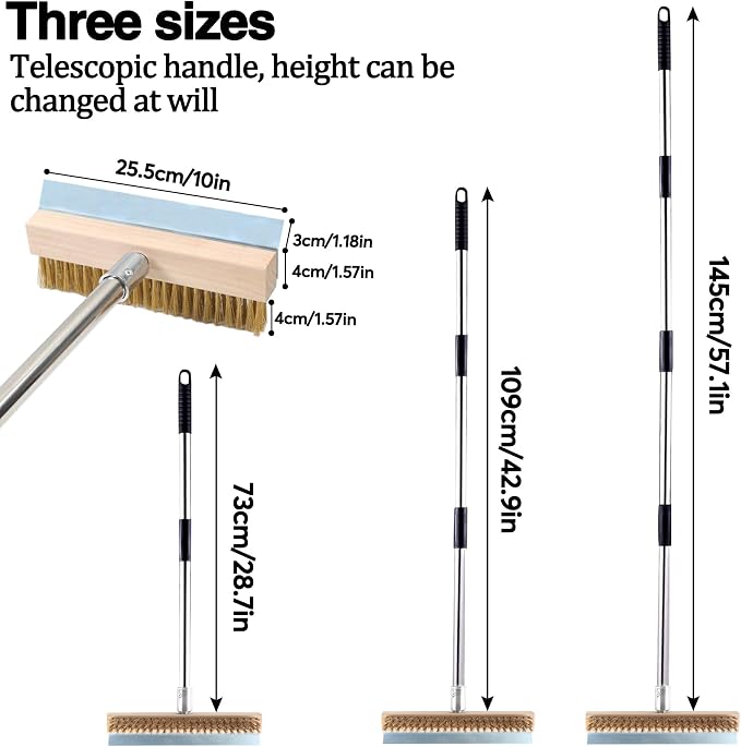 Stainless Steel Pizza Oven Brush, Grill Brush - Image 5