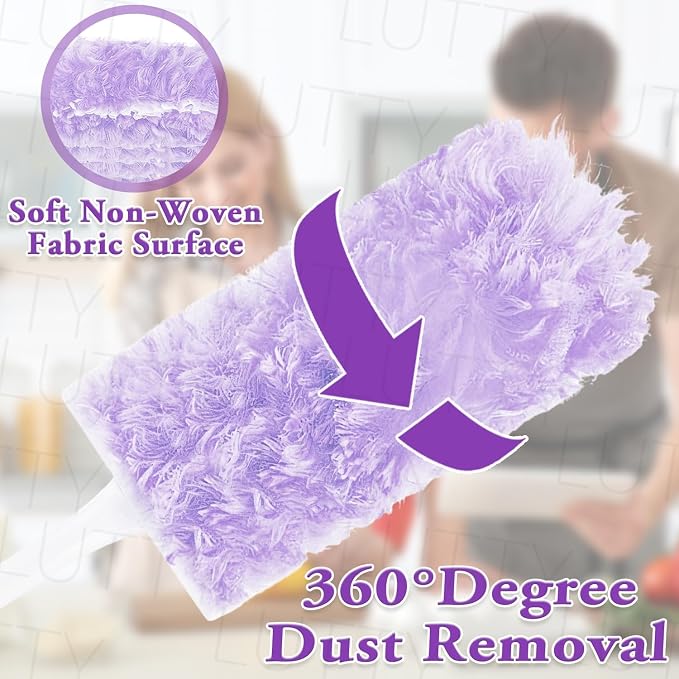 Dusters Refills 60 Count 360°Double-Sided Electrostatic Dusting Pads - Image 3