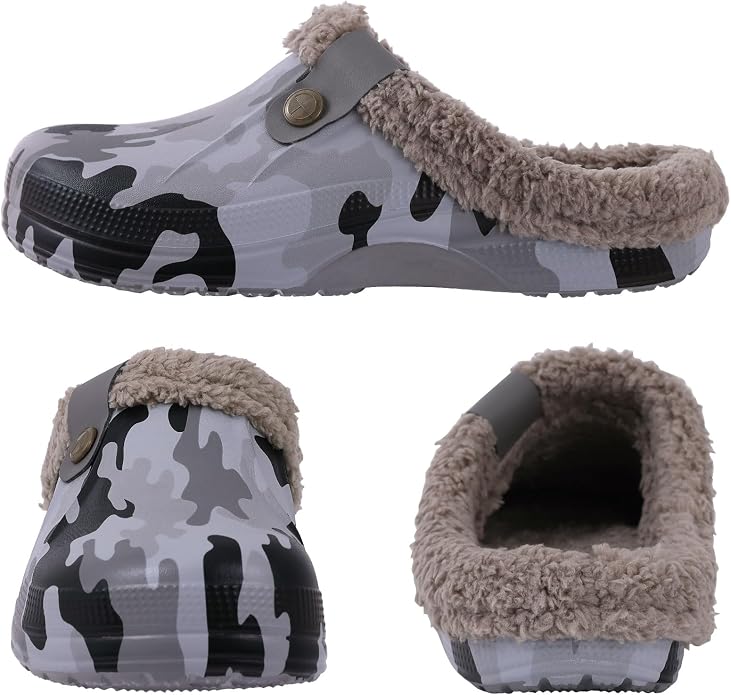 Beslip Classic Fur Lined Clogs Waterproof Winter Fuzzy Slippers - Image 2