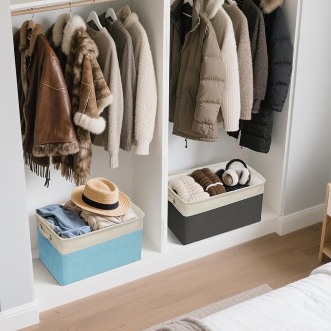 BALEINE 4 Pack Fabric Storage Bins - Image 5