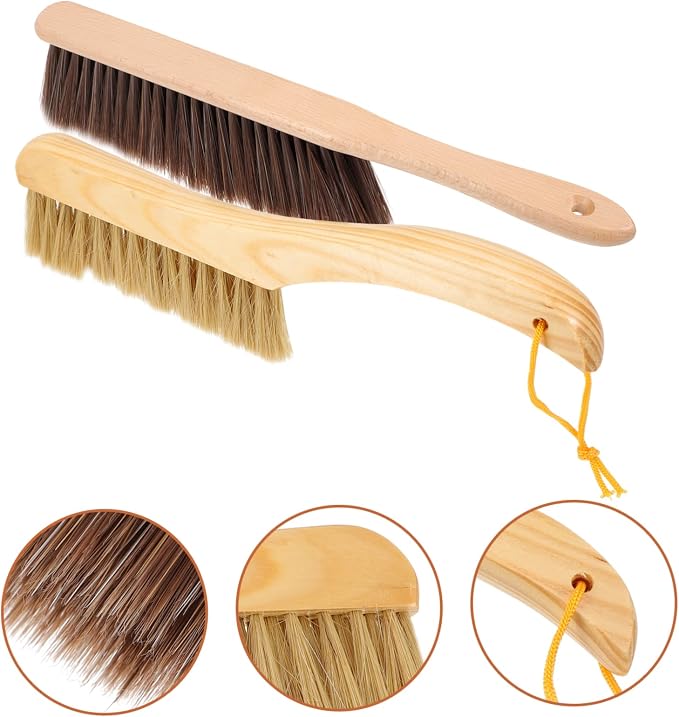 PRETYZOOM 2pcs Soft Bristle Hand Broom - Image 9