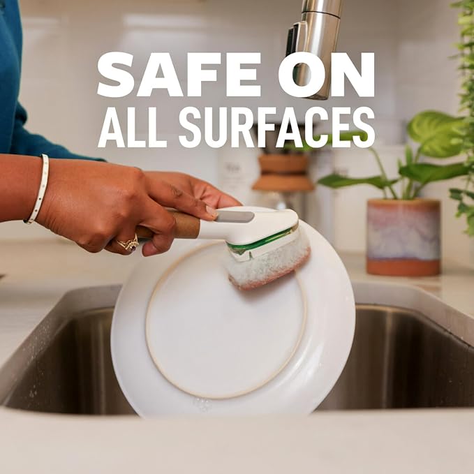 Scotch-Brite Greener Clean Non-Scratch Soap Control Dishwand - Image 5