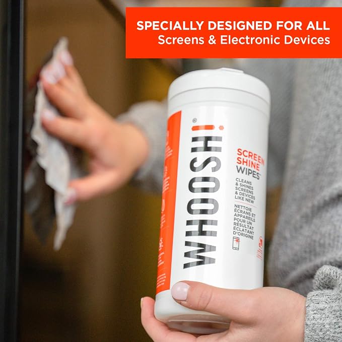 WHOOSH! Screen Shine 90 Count Touch Screen Cleaner Wipes - Image 3