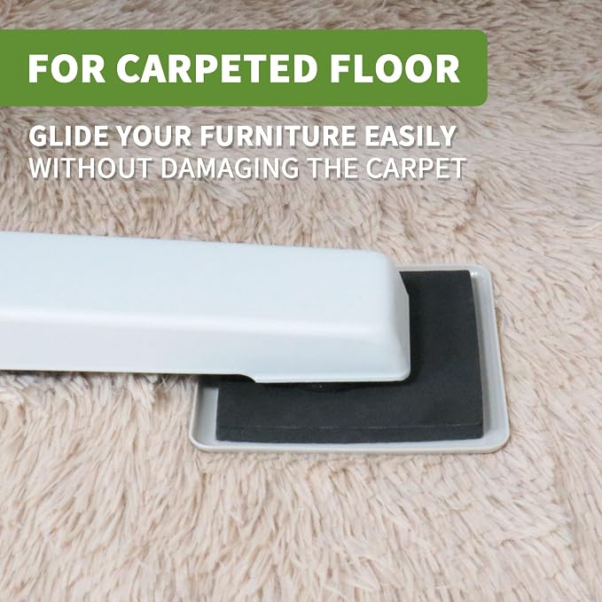 Furniture Sliders for Carpet 8 PCS - Image 4