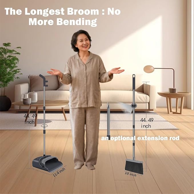 Stand-Up Broom Dustpan Combo - Image 4